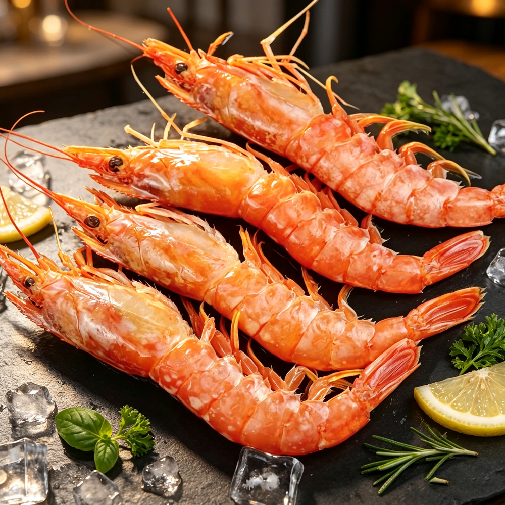Wild Caught Argentine Red Shrimp, Taste the Natural Sweetness of the Deep Sea